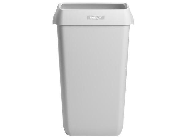 Papirkurv KATRIN plast 25L hvit 
